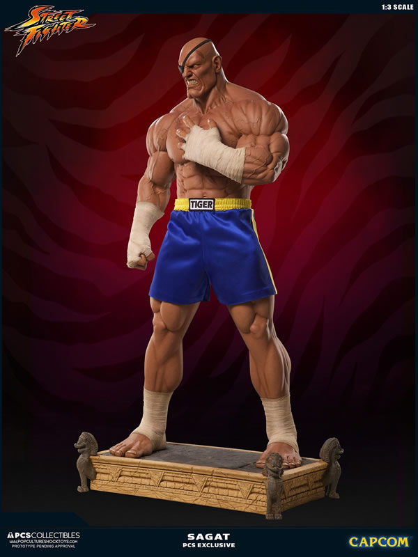 PCS Collectiblesの1/3スケール「サガット」フィギュアが凄い