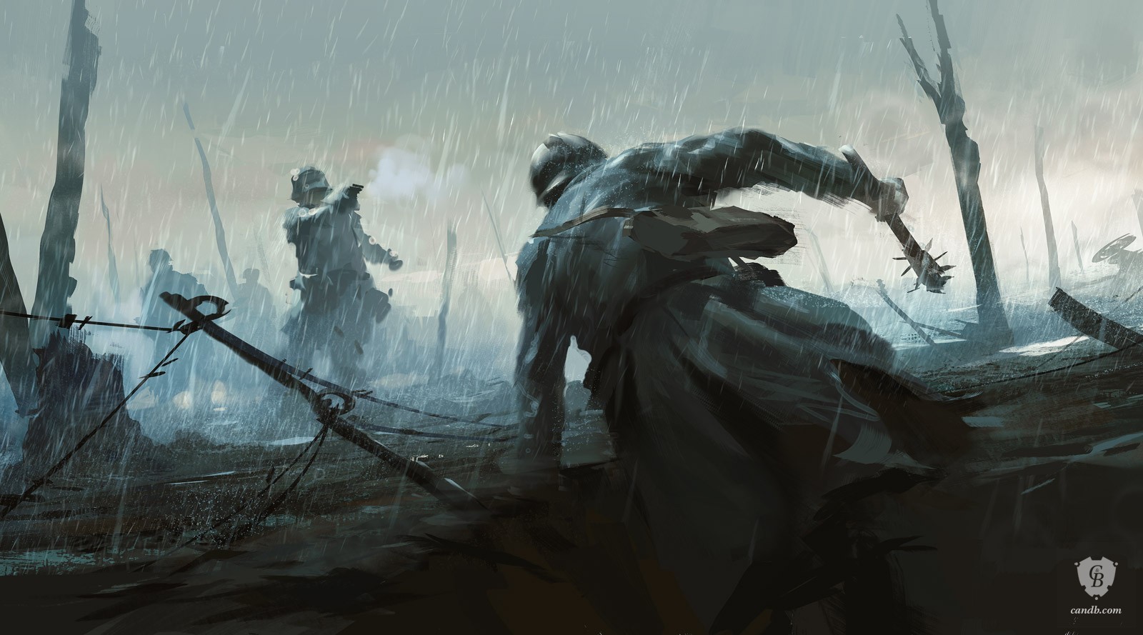 Cook & Becker社が「Battlefield 1」のコンセプトアートを描いた素敵な