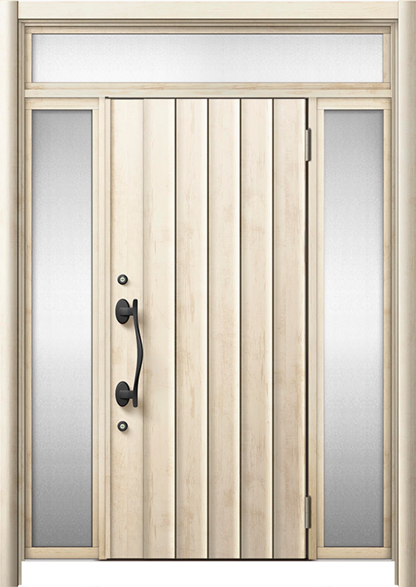 リシェント 玄関ドア3 D79 両袖 ランマ付 断熱仕様