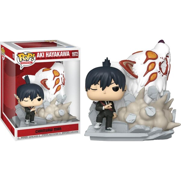 Funko POP! #1972 Moment: Chainsaw Man - Aki Hayakawa with Fox