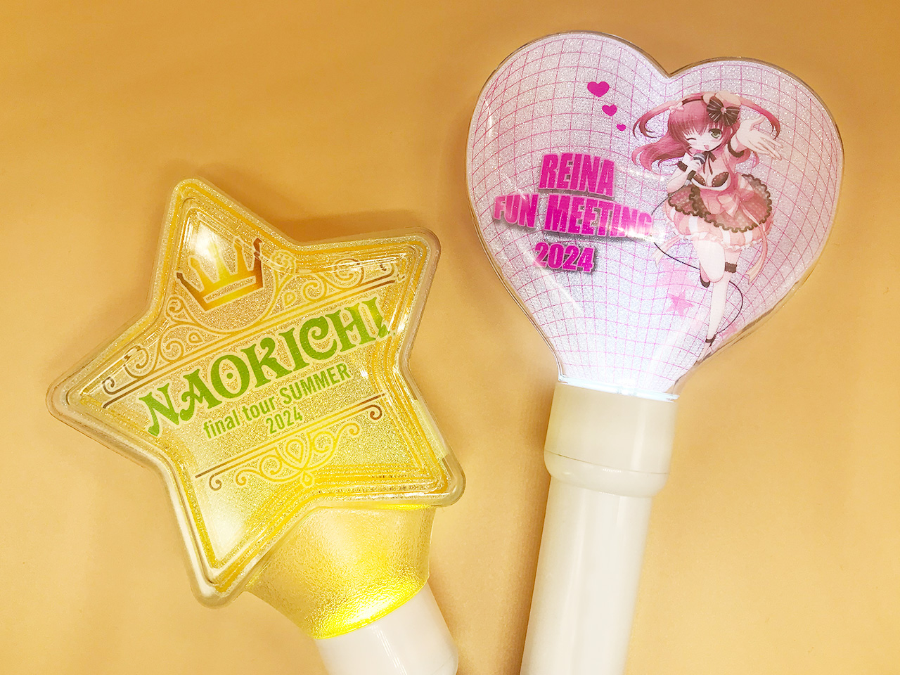 立体型ペンライト（ハート型・星型）の同人グッズを作成 | 同人グッズ.jp