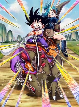 ドッカンバトル】『元祖ゴールデンコンビ』孫悟空(少年期)&ブルマ(少女