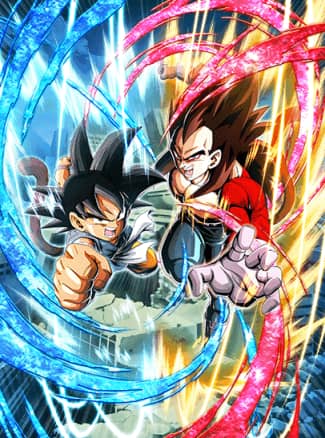 ドッカンバトル】『奇跡を起こす最終決戦』孫悟空(GT)&超サイヤ人4