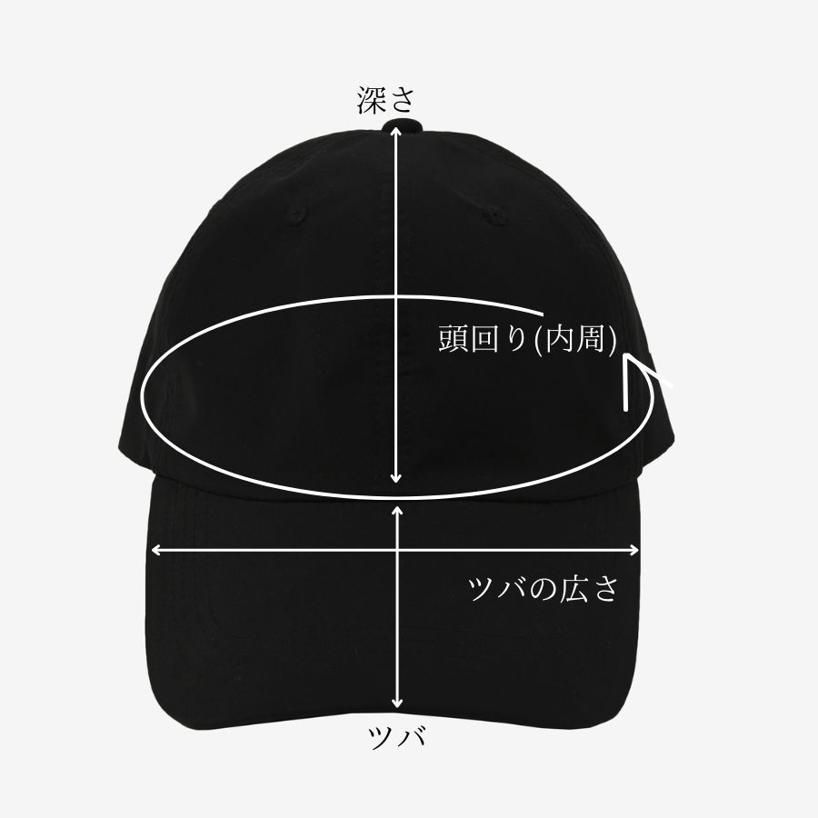 maison de Dolce. メゾンドドルチェ 撥水キャップ point cap/black