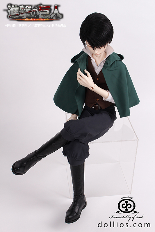 進撃の巨人」 リヴァイ兵長 キャストドール 地下街時代Ver.｜DOLK