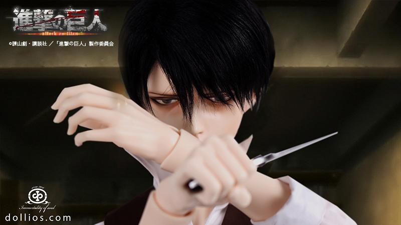 進撃の巨人」 リヴァイ兵長 キャストドール 地下街時代Ver.｜DOLK