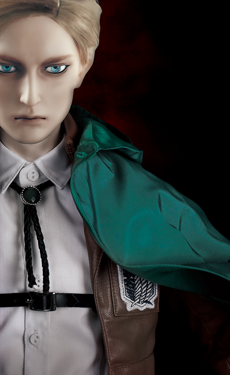 進撃の巨人」エルヴィン＆リヴァイ キャストドール ディテール情報