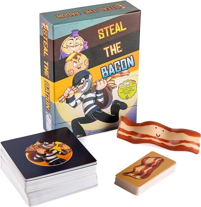 Steal The Bacon card game | Dolphin Hat Games