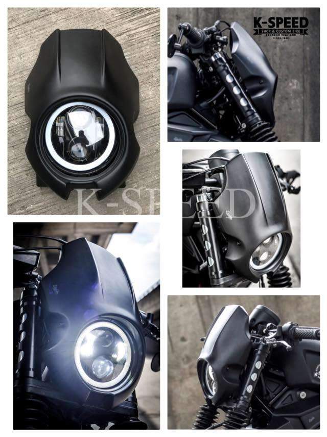 K-SPEED-RB0088J ヘッドライト for Rebel250~500 Year 2017-2019 - DOPE