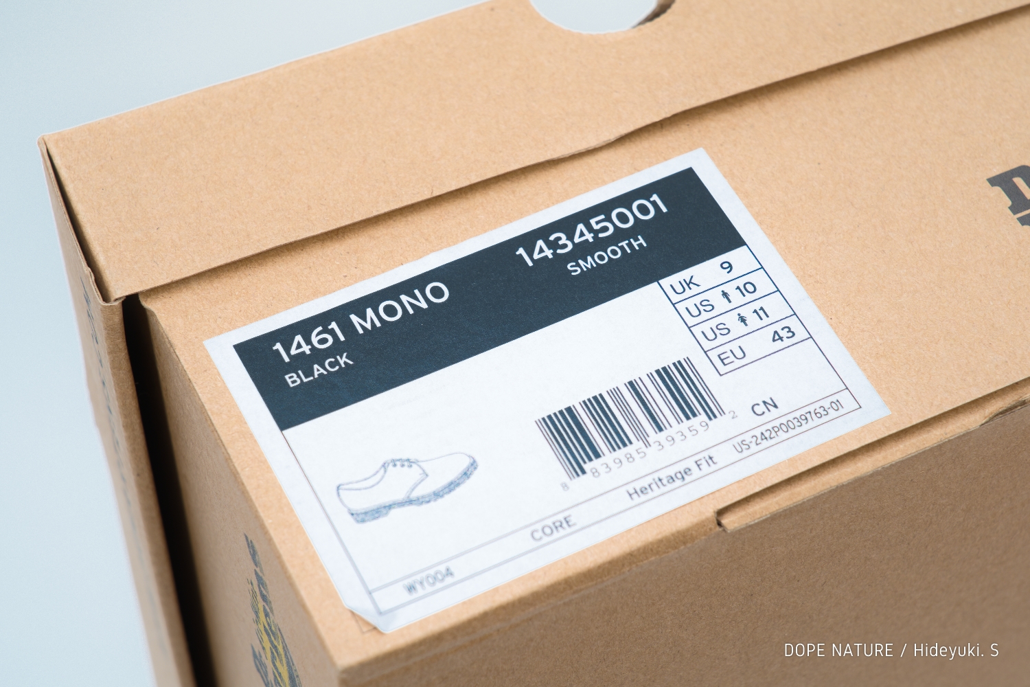 Dr. Martens 1461MONO 3ホールシューズを買ってみた！ | Dope Nature