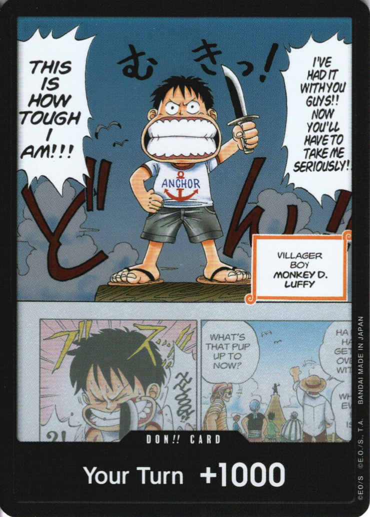 ドン！！カード[ルフィ むきっ！]英語版 | ホイル | ドラゴンスター
