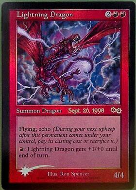 USG)Lightning Dragon(日付入)(F)/稲妻のドラゴン | (FOIL)神話レア