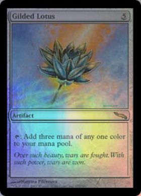 M13)Gilded Lotus(F)/金粉の水蓮 | (FOIL)神話レア・レア | ドラゴン