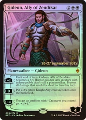 PRM)Gideon Ally of Zendikar(Premier Play)/ゼンディカーの同盟者