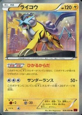 ライコウ(R仕様/銀枠)(044/173) | ホイル | ドラゴンスター | ポケモン