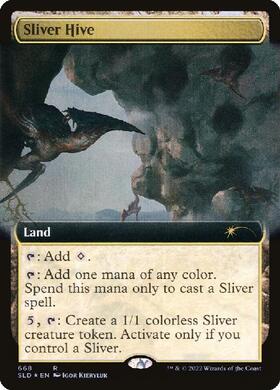 PRM)Sliver Hive(Promo)(旧枠)(F)/スリヴァーの巣 | (FOIL)神話レア