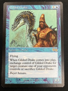 マジックザギャザリング 金粉のドレイク 金粉のドレイク (Gilded Drake