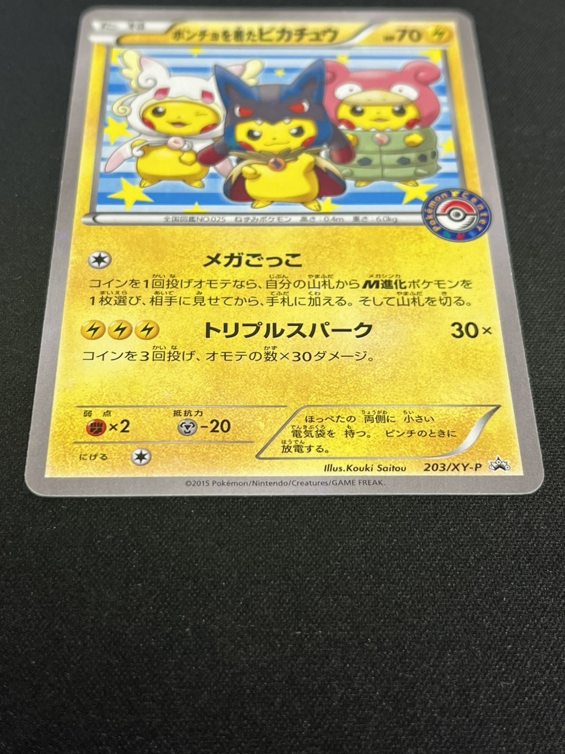 ポンチョを着たピカチュウ(203/XY-P) | プロモ | ドラゴンスター