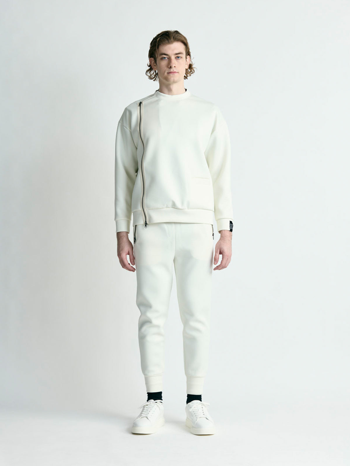 段ボールスウェット サイドジップ開きトレーナー – Doux Avenir ドゥ