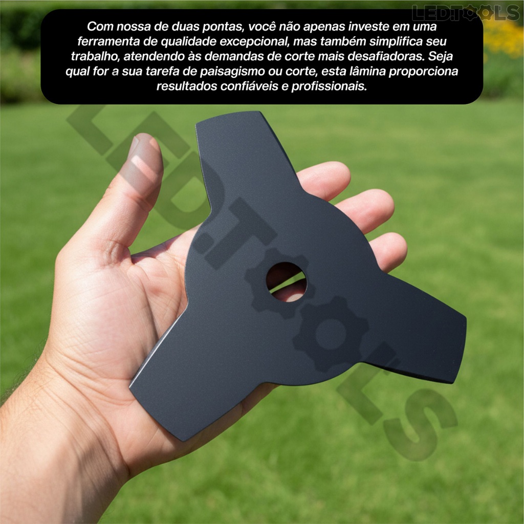 Lâmina Faca 3 Pontas Para Roçadeiras Toyama Tbc 43 - Tbc 52 - Tbc
