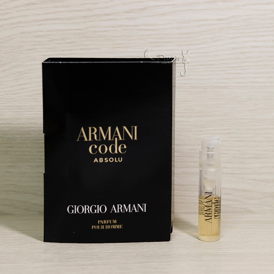 Giorgio Armani 亞曼尼絕對密碼Code Absolu 男性香精1.2mL 試管香水