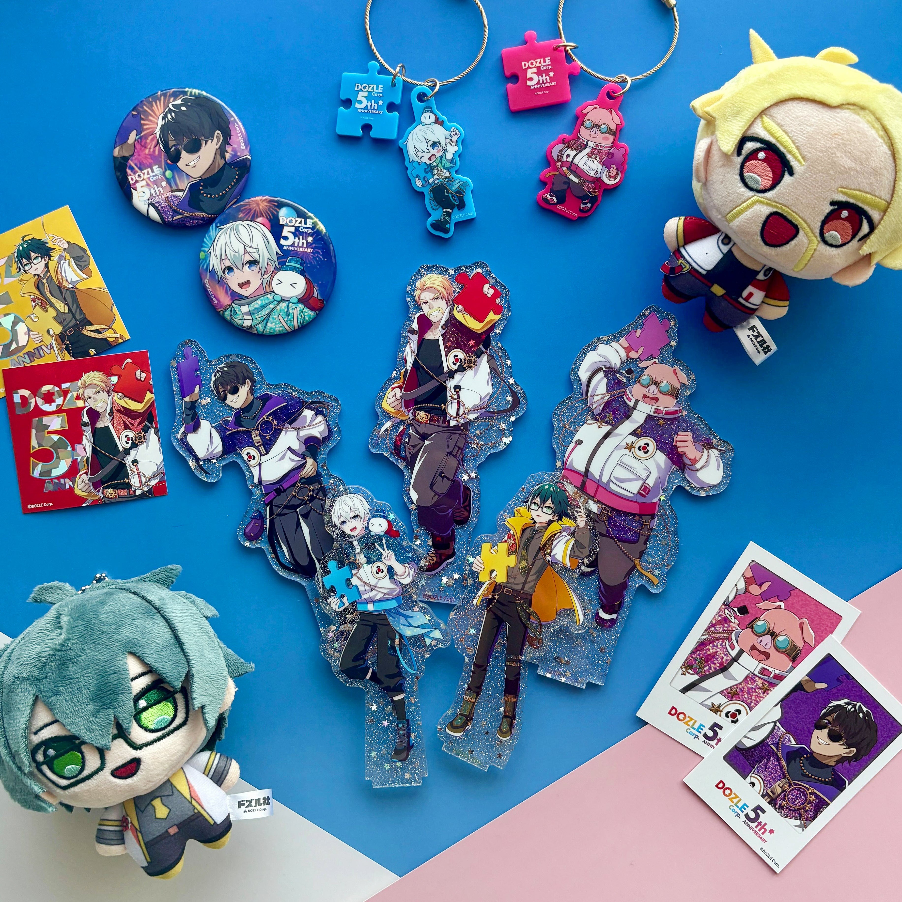 ドズル社 5周年くじ おんりー 3種セット リストバンド サングラス 缶