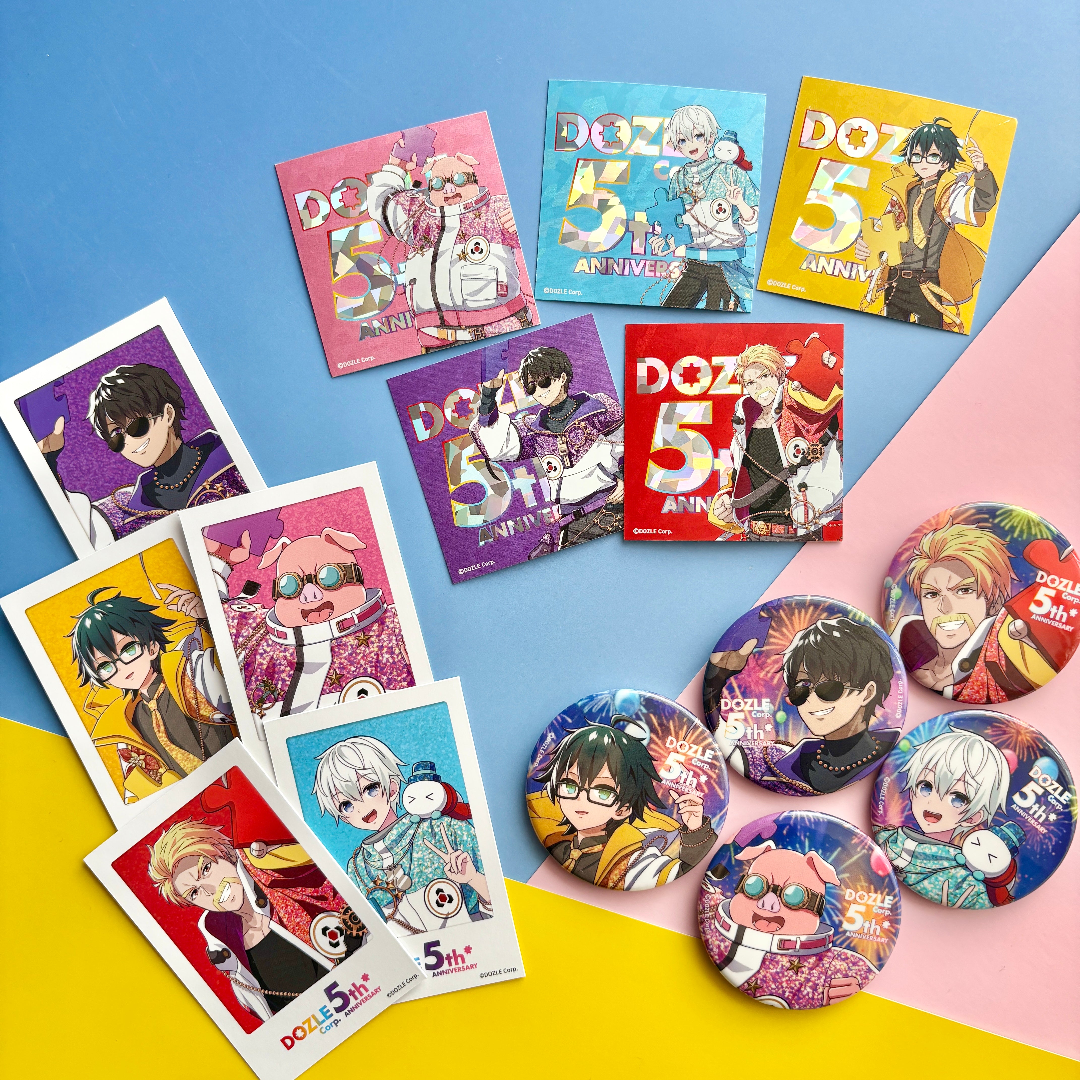 ドズル社5周年 きらきらステッカー おらふくん – ドズル社ストア