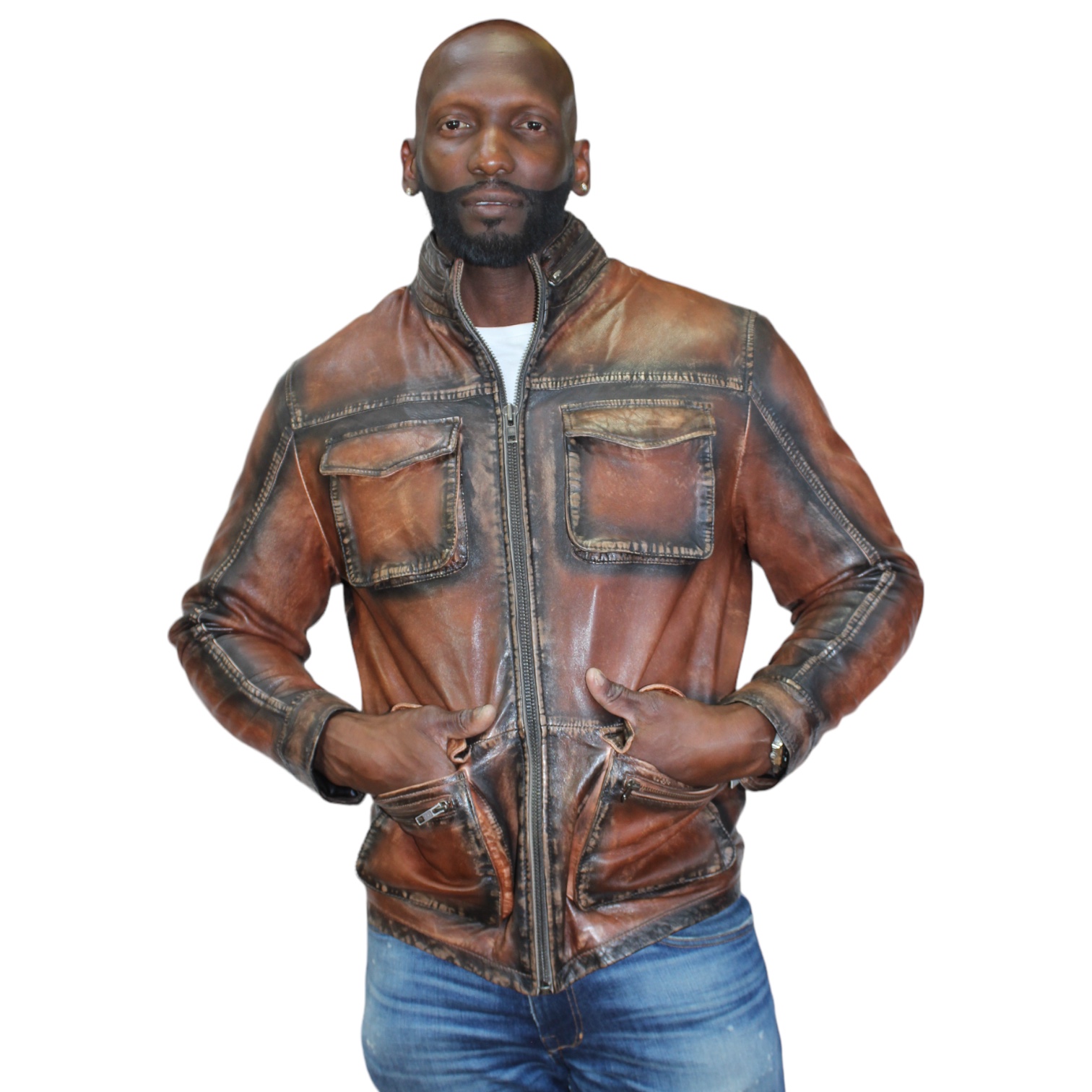 Men's Lamb Skin Jacket - Best Fitting Leather Jacket - Daniels Leather