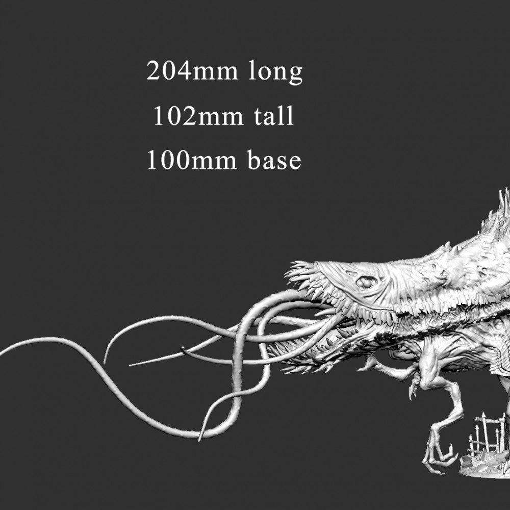 3D Printable One, of Many Mouths by Mini Monster Mayhem