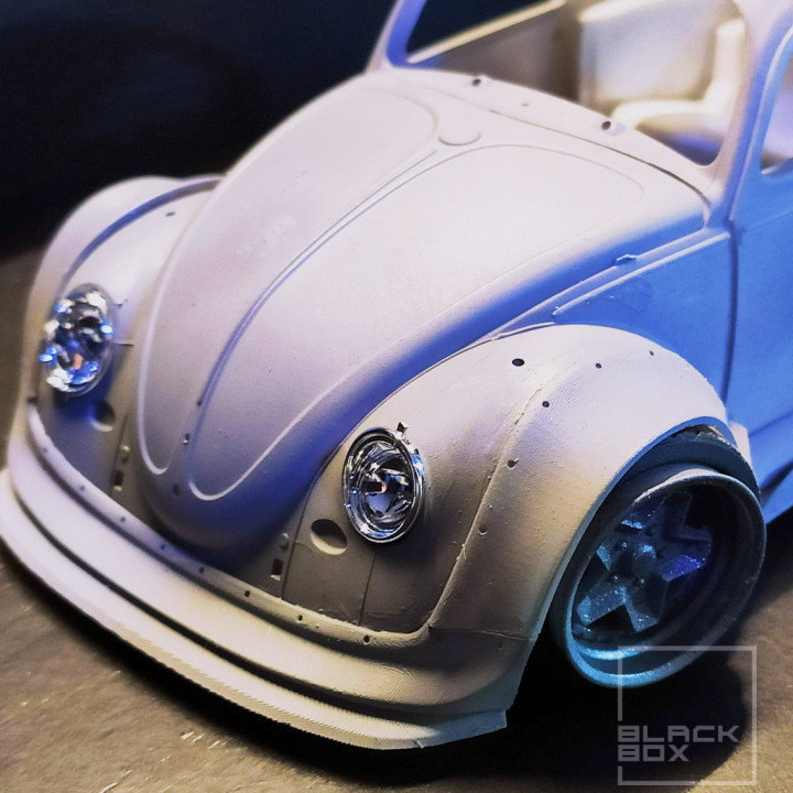 3D Printable VW BEETLE BODYKIT FOR TAMIYA 1/24 by black-box