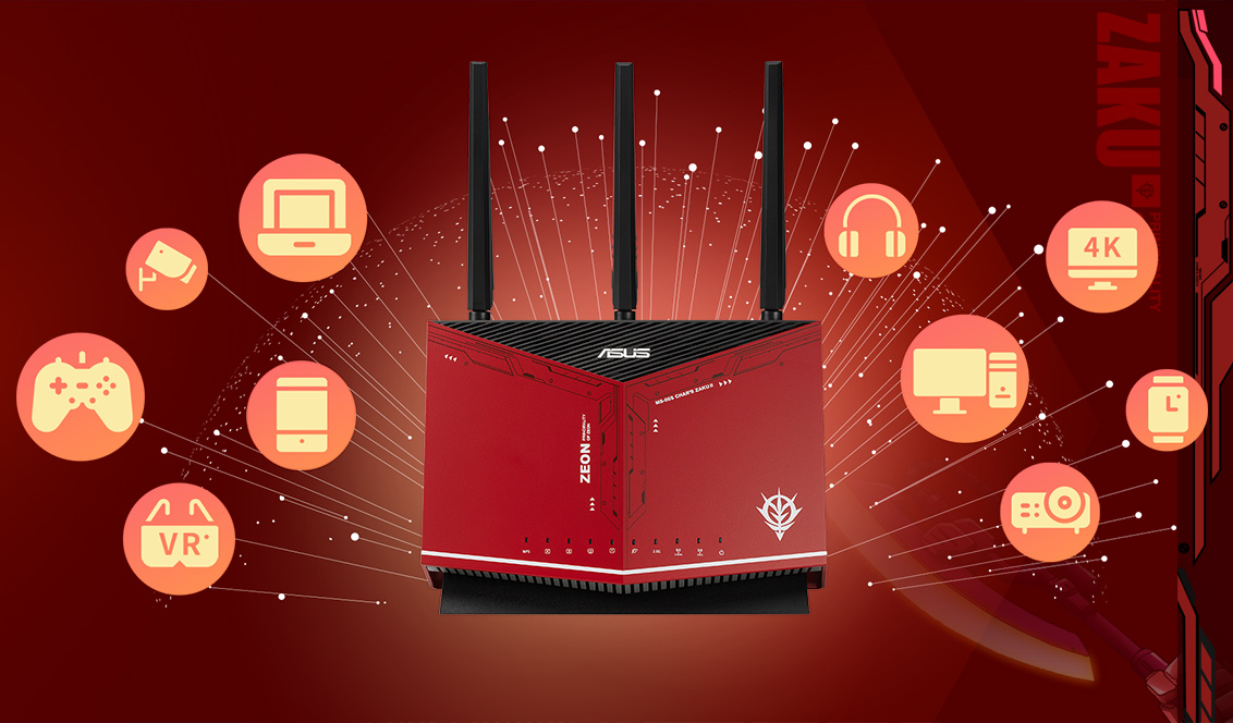 RT-AX86U ZAKU II EDITION｜Wi-Fiルーター｜ASUS 日本