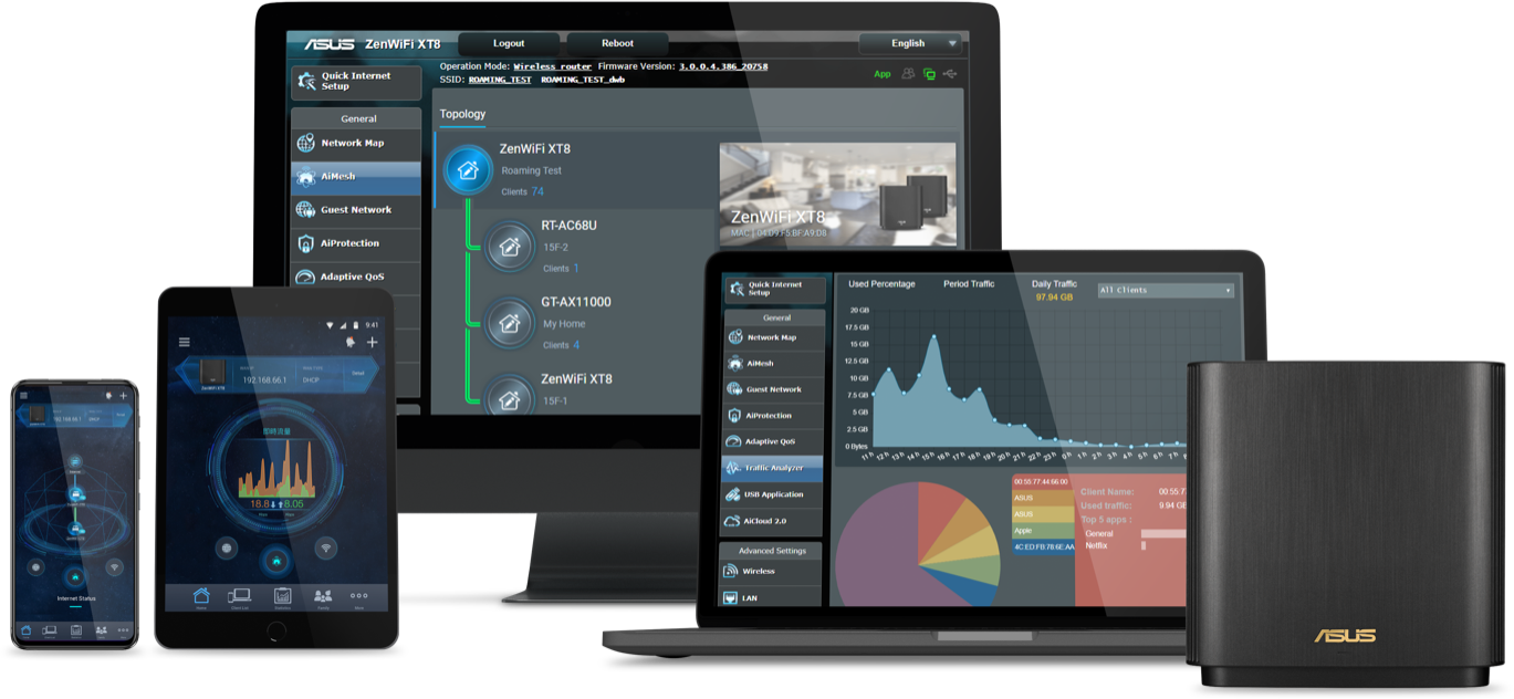 ASUS ZenWiFi AX (XT8)｜メッシュWi-Fiシステム｜ASUS 日本