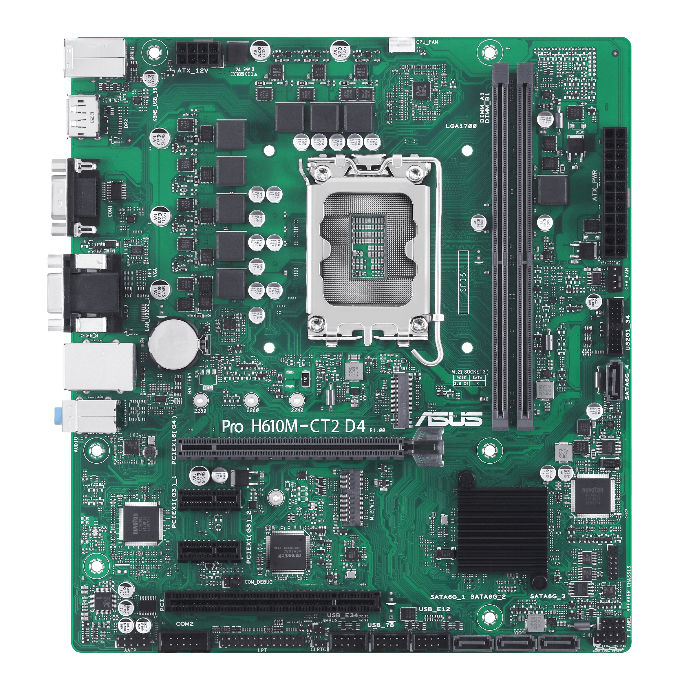 Pro H610M-CT2 D4-CSM｜Motherboards｜ASUS USA