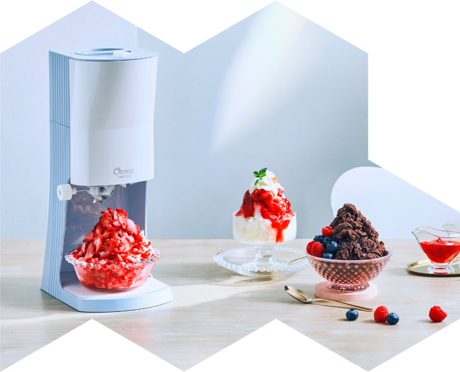 電動ふわふわとろ雪かき氷器｜株式会社ドウシシャ