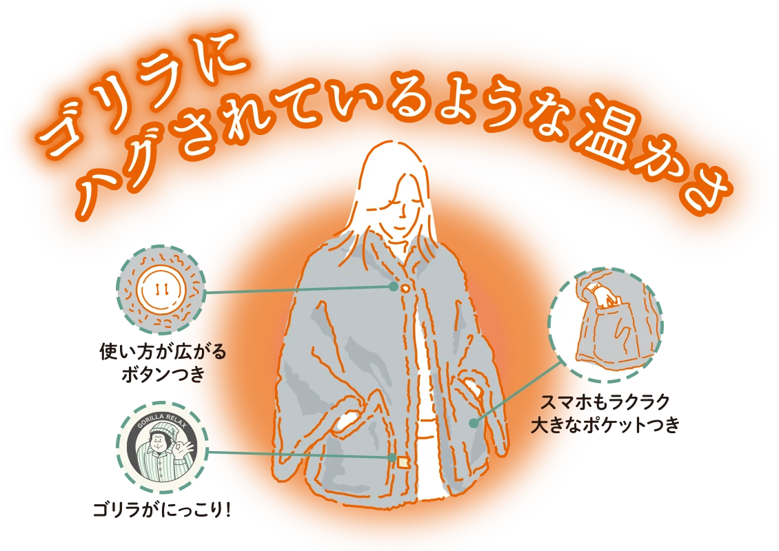 ゴリラのハグ | 株式会社ドウシシャ