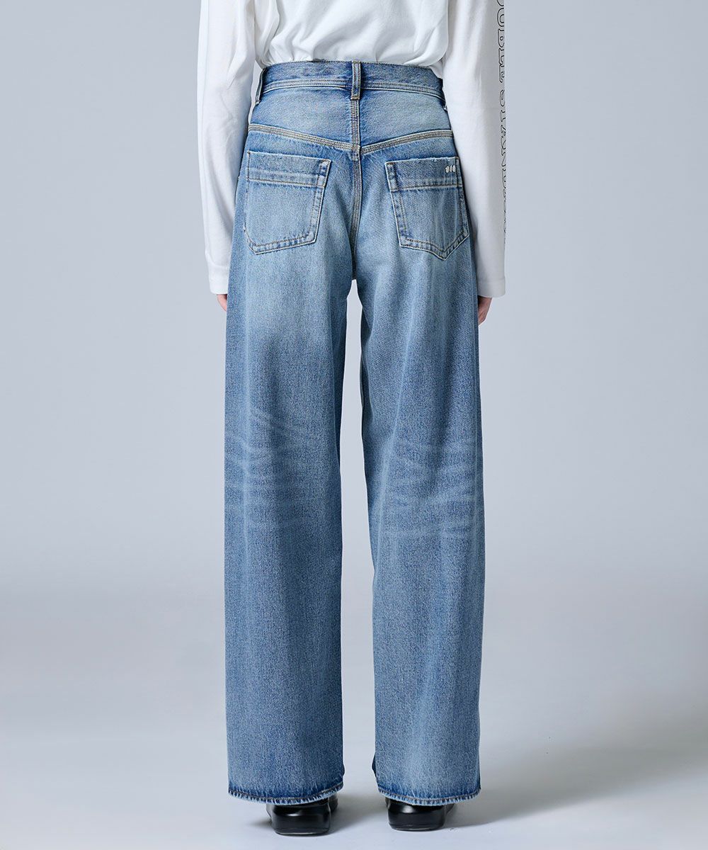 AKKO×Sov. / スリットヘムバギーパンツ(WEB限定) BOTTOMS Night STORE