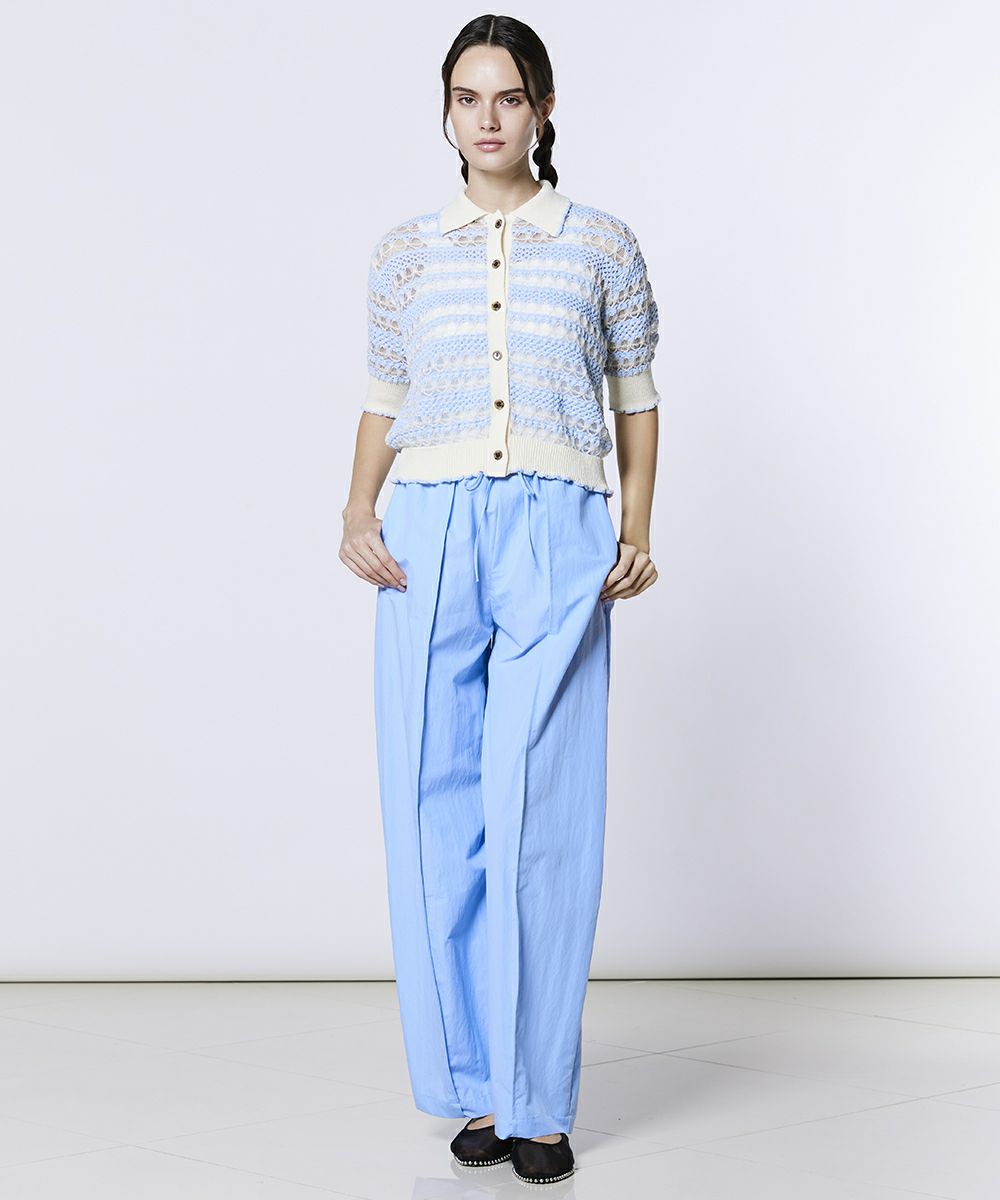 Sov. / 柄編みニットシャツ TOPS Night STORE | ダブルスタンダード