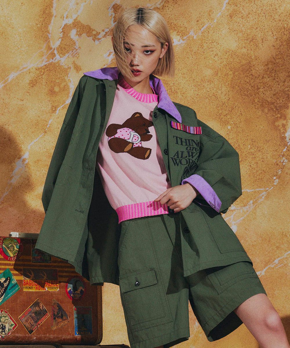 DSC / ビッグシルエット ミリタリージャケット OUTERS Night STORE