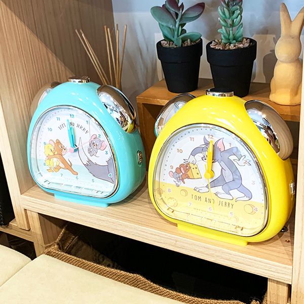 dショッピング |トムとジェリー おむすびクロック （にげる） ブルー