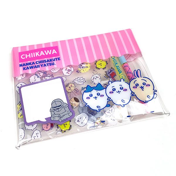 dショッピング |ちいかわ ステーショナリーセット クリアマルチケース