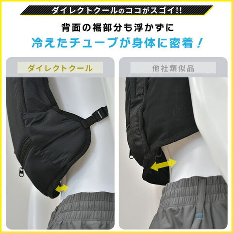dショッピング |水冷服 水冷ベスト 2025年モデル ダイレクトクール