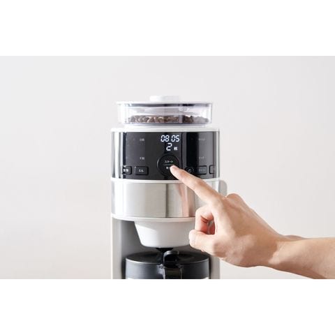dショッピング |シロカ siroca コーン式全自動コーヒーメーカー