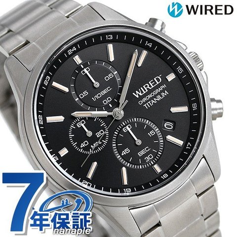 dショッピング |セイコー ワイアード SEIKO WIRED チタン クロノグラフ