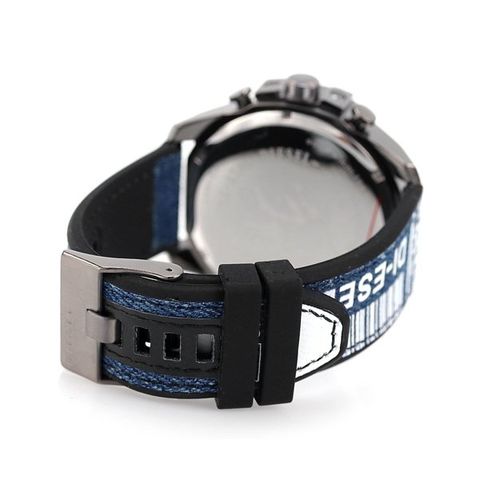 dショッピング |ディーゼル 時計 メガチーフ 53mm クロノグラフ デニム