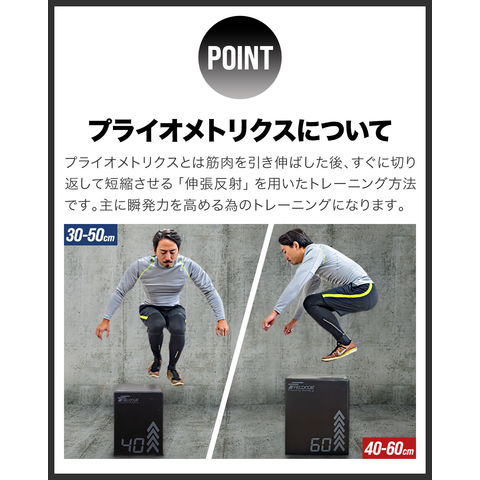 dショッピング |FIELDOOR プライオボックス 昇降台 (40cm×50cm×60cm