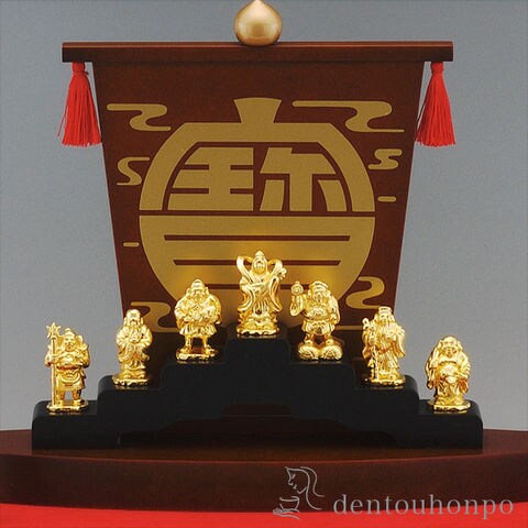 dショッピング |純金 宝来七福神 大・15g ( 光則（金工芸） 木札名入れ