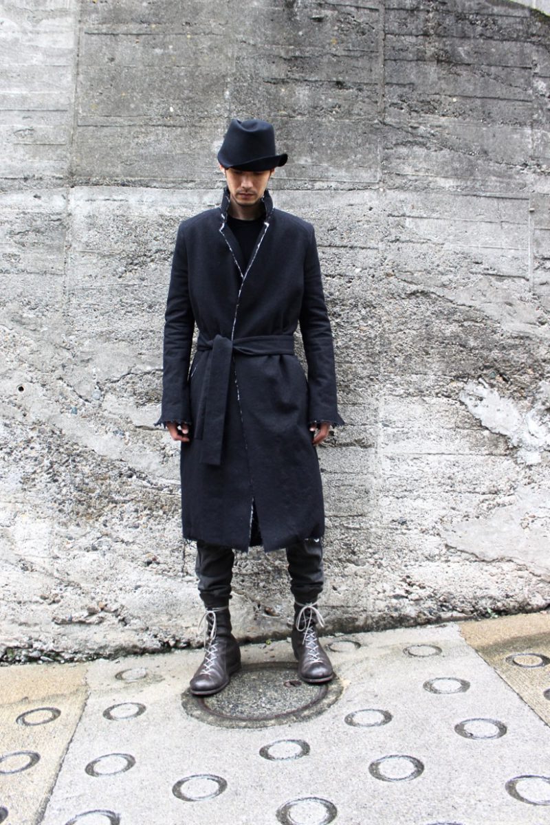 CEDRIC JACQUEMYN. Long Padded Coat. JA78/ FA191. Black « GULLAM