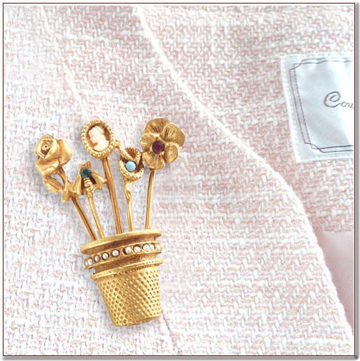5種類のスティックピンのヴィンテージブローチ | アメリカ製