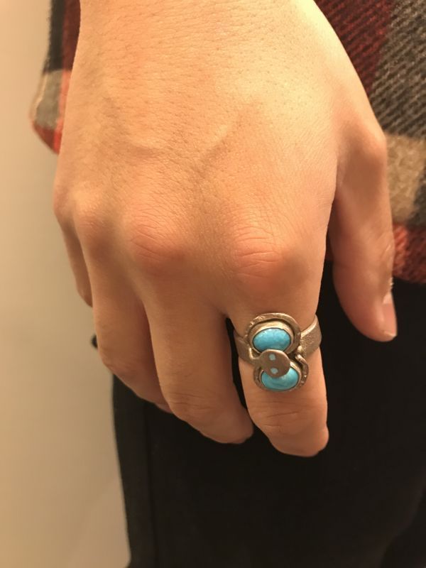 PRICEDOWN 50%】INDIAN JEWELRY ZUNI族 Jude Candelaria作 TURQUOISE