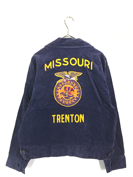 古着 80-90s 「MISSOURI」 豪華 チェーン 太畝 コーデュロイ FFA